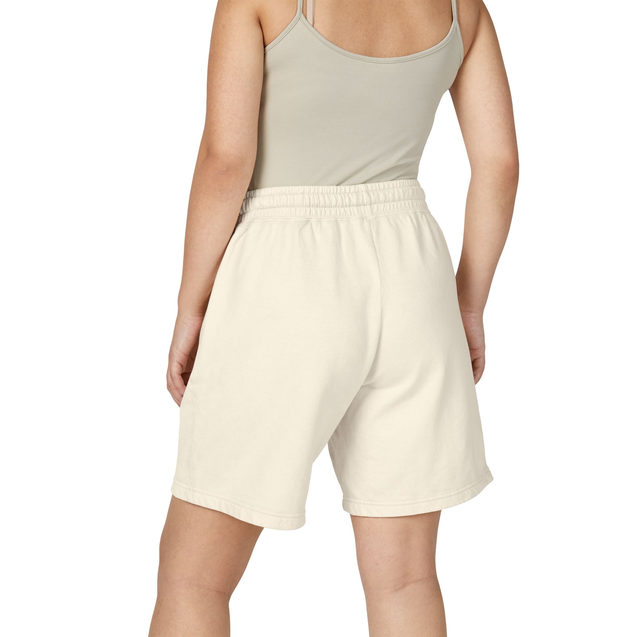 Lightweight Fleece Sweat Shorts — Monogram “L” Casual Lounge Shorts