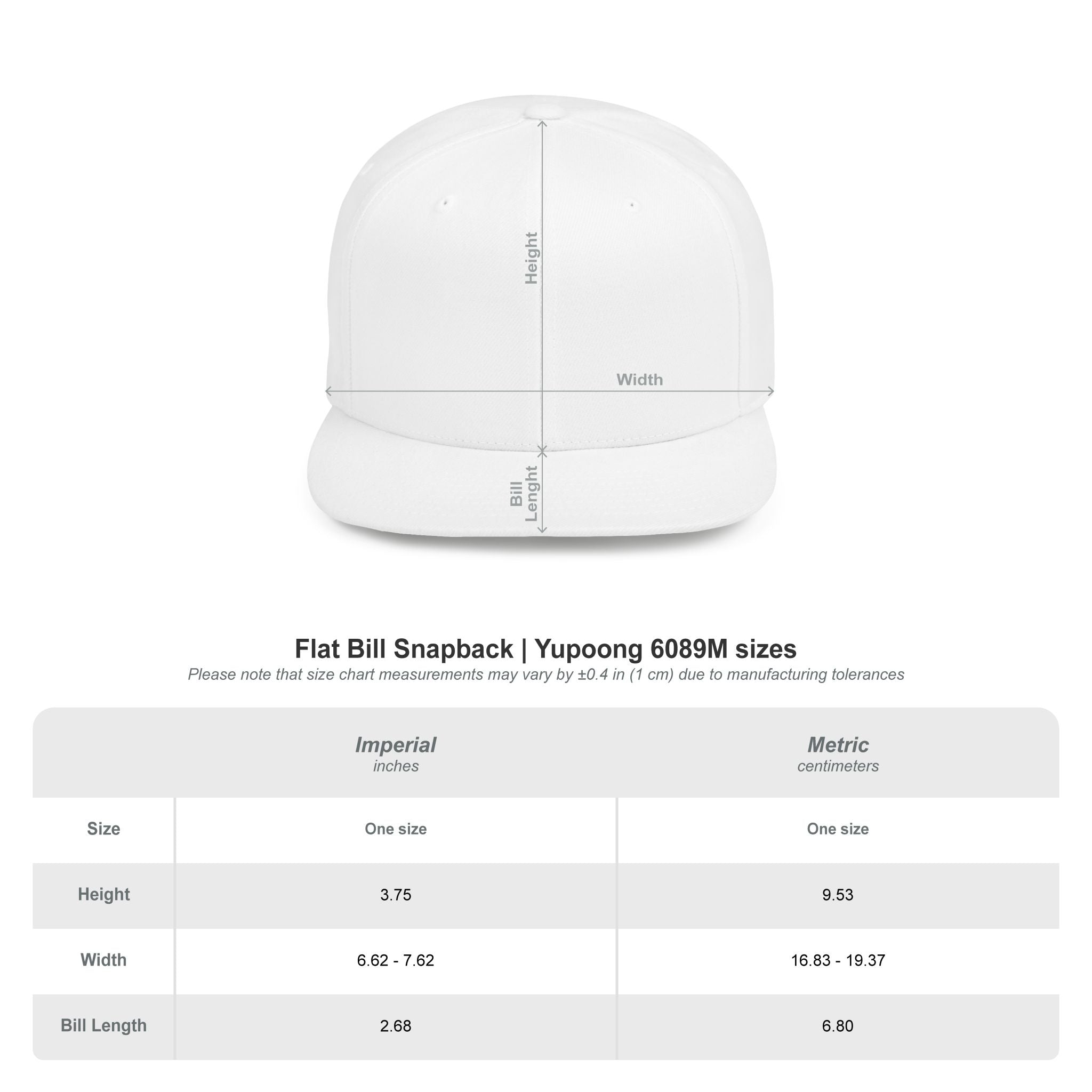 Snapback Hat — 'L' Gold Logo Leverworn Flat Bill Cap