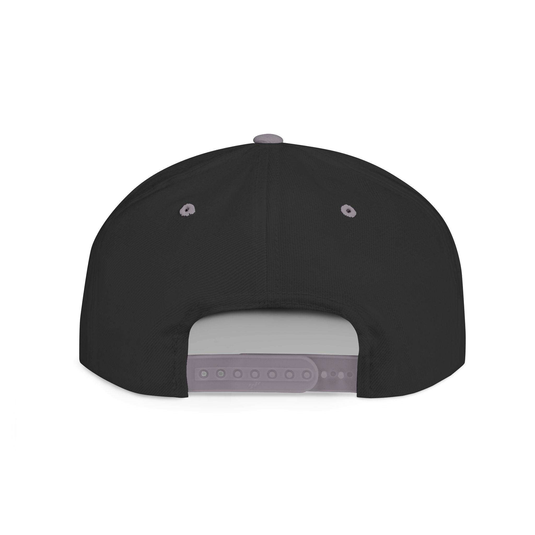 Flat Bill Snapback Hat — Leverworn Crest Embroidered Snapback