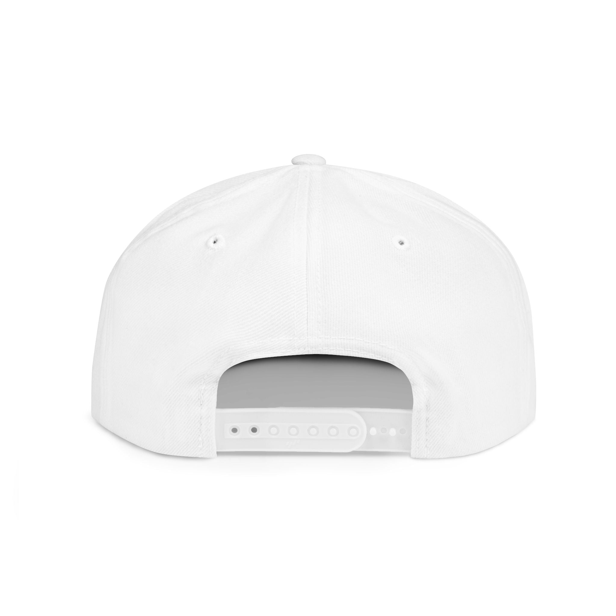 Flat Bill Snapback Hat — Minimal 'LEVERWORN' Crest Embroidered Cap