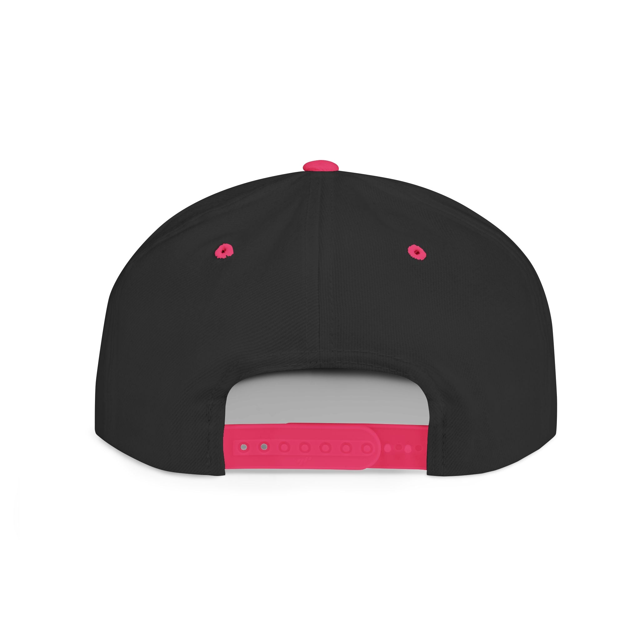 Flat Bill Snapback Hat — Leverworn Crest Embroidered Snapback