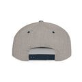 Snapback Hat — 'L' Gold Logo Leverworn Flat Bill Cap